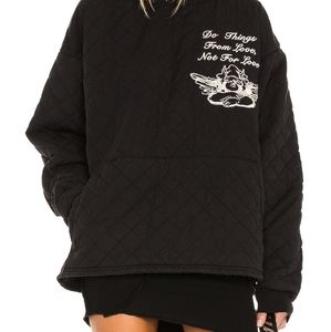 Boys Lie Quilt oversized hoodie one size